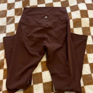 chocolate brown leggings